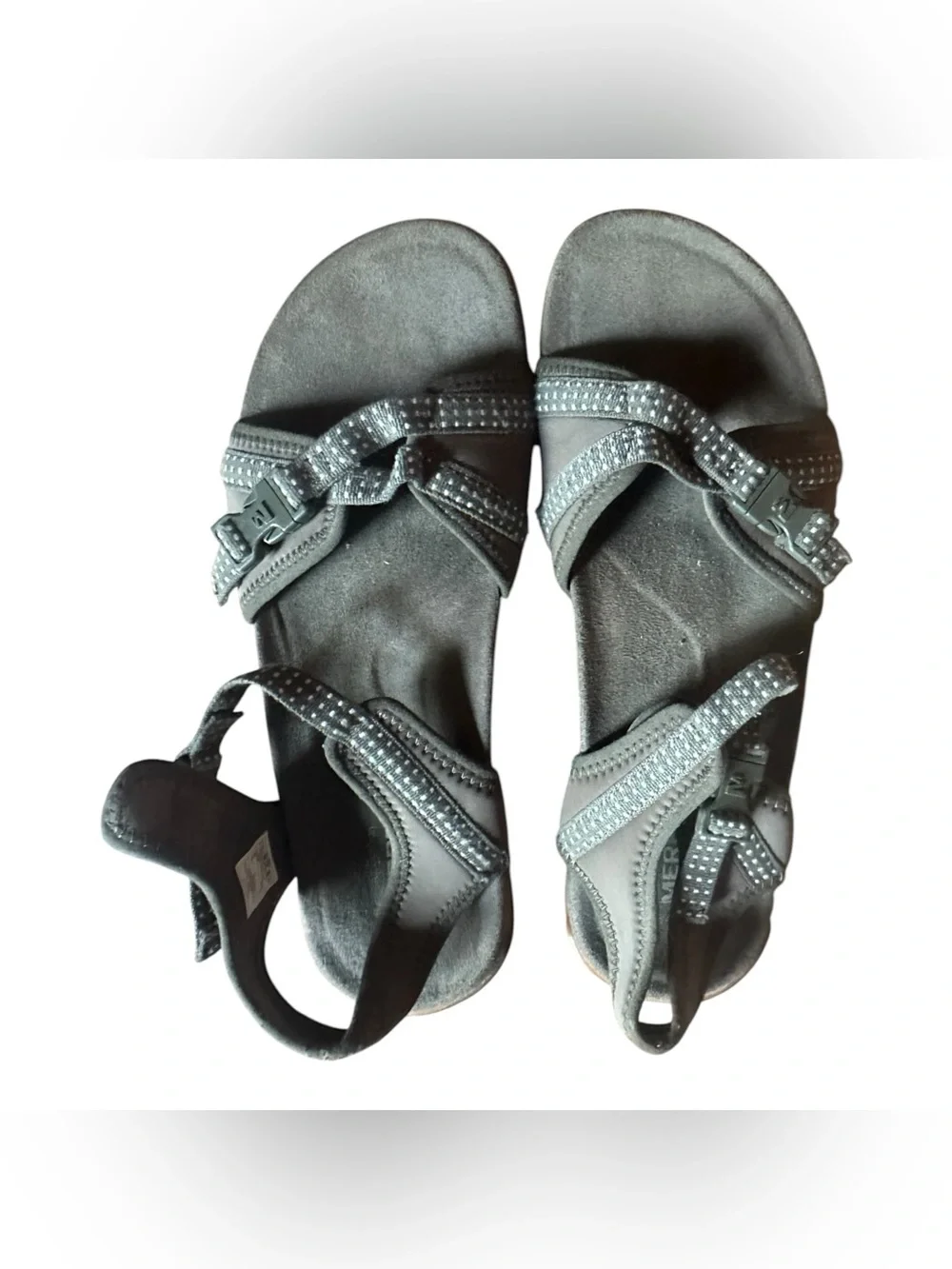 Merrell Women’s District Muri Backstrap Sandals – Green – Size 9